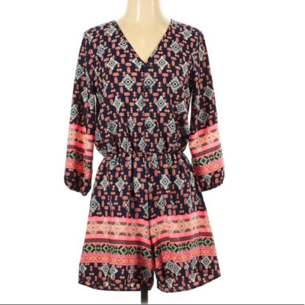 Charming Charlie Long Sleeve Romper